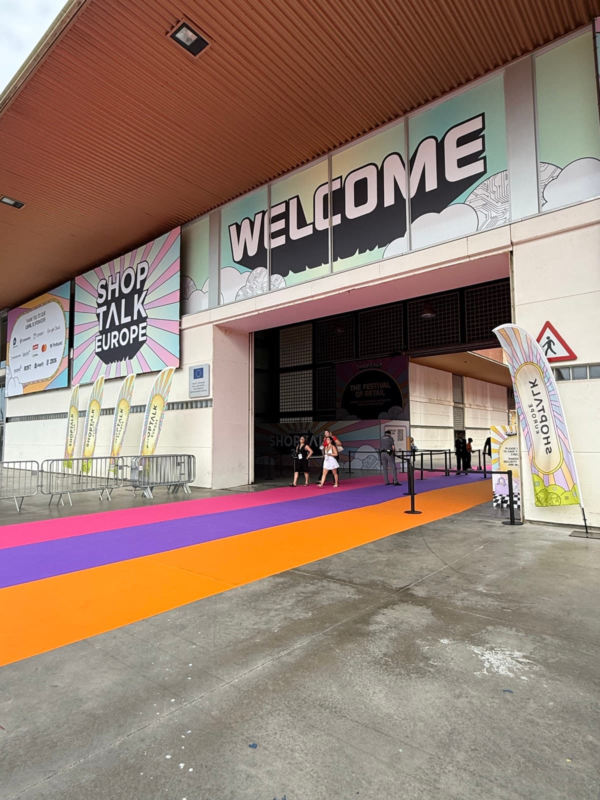 The welcome entrance to Shoptalk Europe 2026 in Barcelona