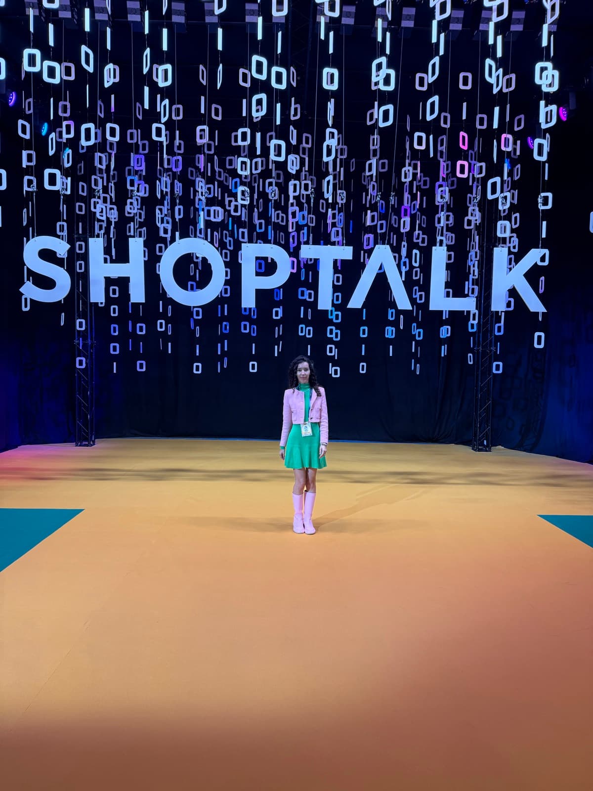 Célia Megias, fashion and beauty director at Retail to See, reporting at Shoptalk Europe in Barcelona